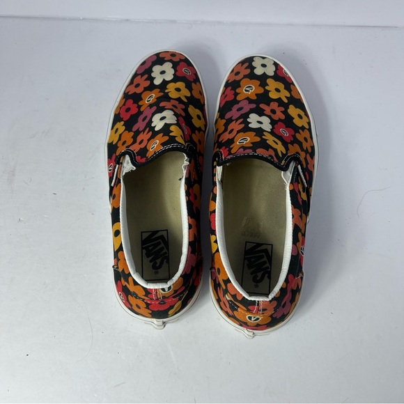 Vans Classic Slip On Floral Low Flower Sneaker Old Skool Skateboard Men’s Sz 10 - Picture 9 of 10